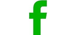 Grønt Facebook icon